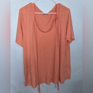 Women’s 3x White Birch Peach Tee